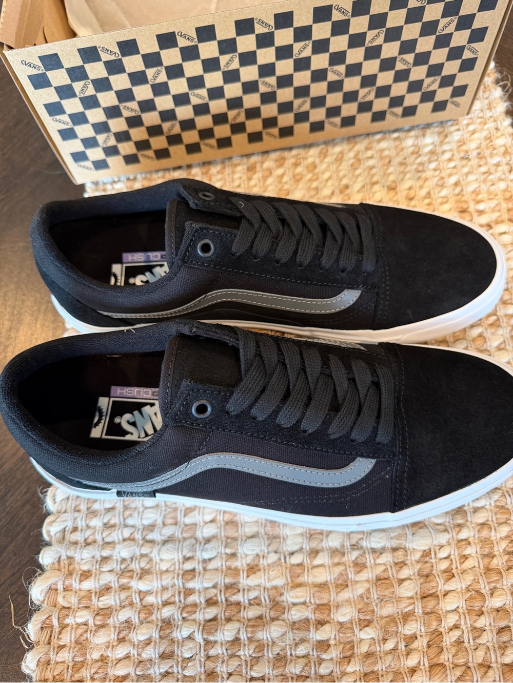 Vans BMX Old Skool Men’s Black and Gray Low-Top Skate Sneakers - Picture 7 of 10